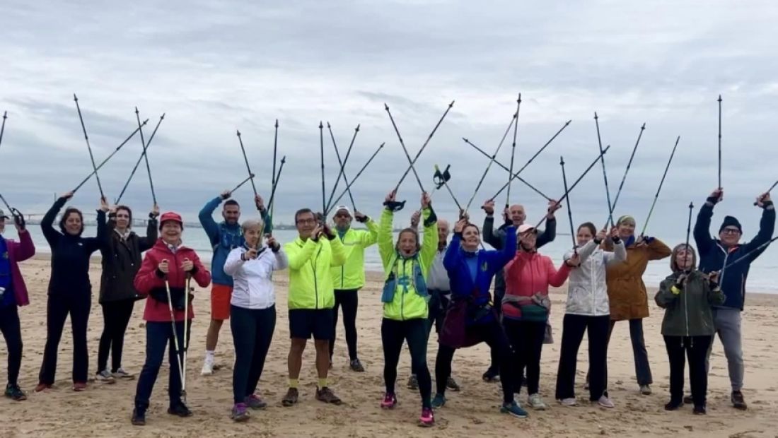 7 de diciembre curso de Nordic Walking